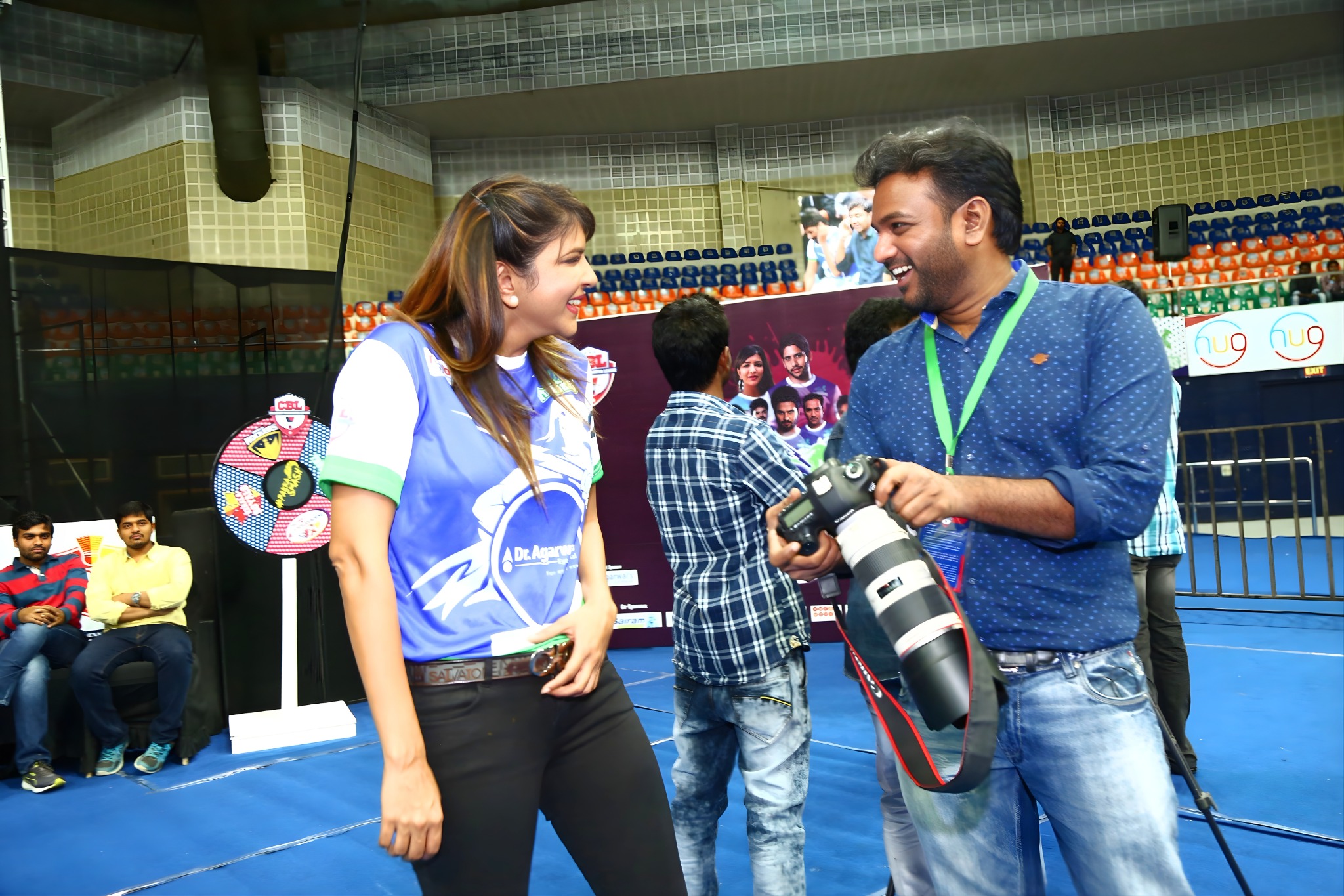 Candid Treasures photographer working at a corporate event in Hyderabad