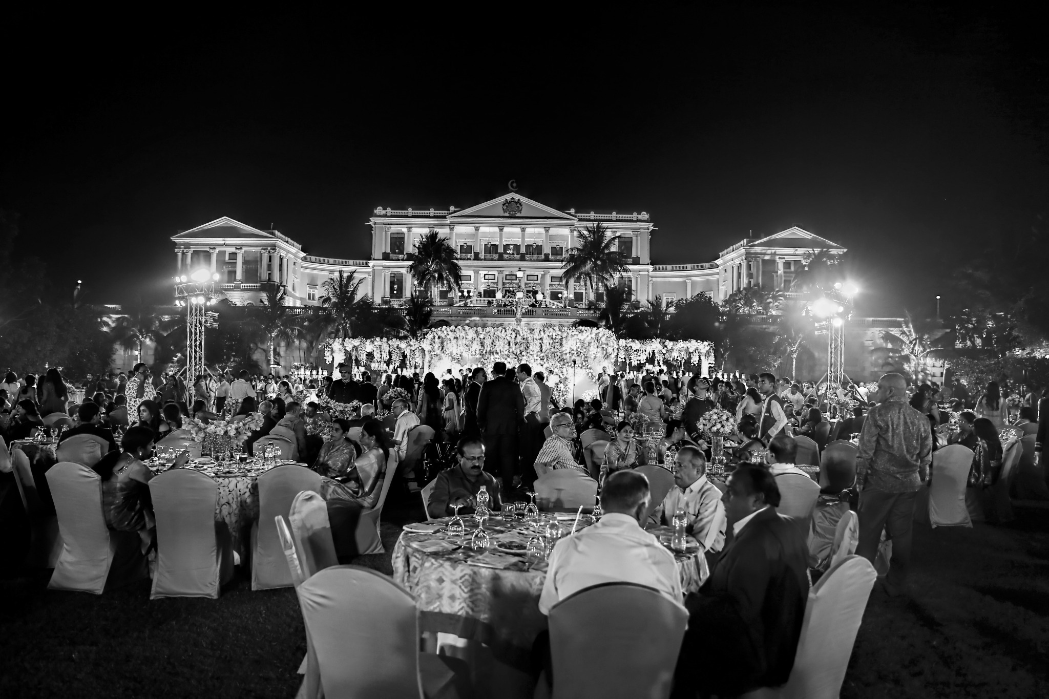 Grand luxury wedding celebration photographed in Hyderabad