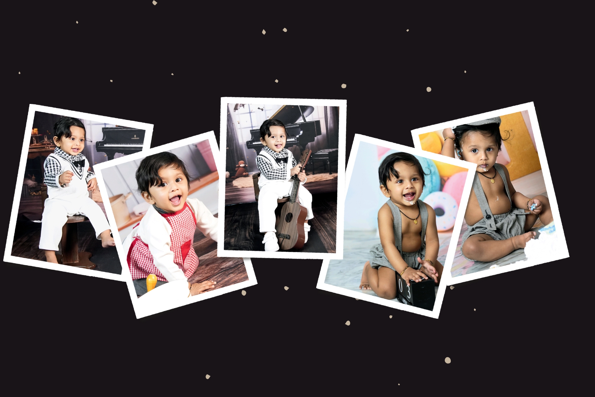 Creative themed baby pre-birthday shoot photography in Hyderabad
